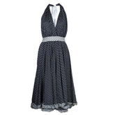 Dolce & Gabbana Navy blue and white Anchor dress